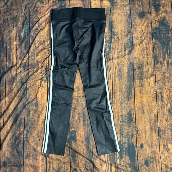 SPRWMN Leather Ankle Legging in Black Stripe M - Picture 5 of 8